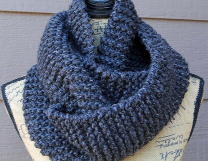 Cozy Garter Stitch Cowl