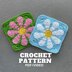 Retro daisy granny square