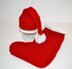 Christmas Stocking Cocoon & Santa Hat Photo Prop