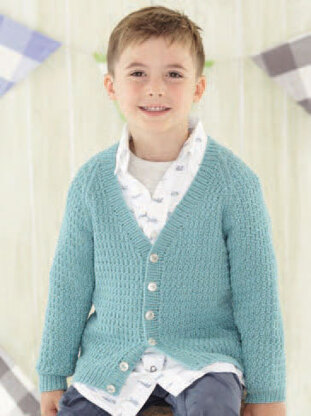 Shawl Collar and V Neck Cardigans in Sirdar Snuggly Baby Bamboo DK - 4730 - Downloadable PDF