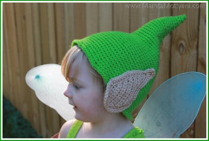 Crochet Tinkerbell Fairy Hat Pattern A Pixie Gnome Elf Cap