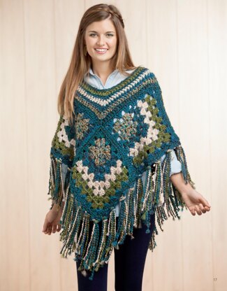 Leisure Arts eBook Boho Chic Crochet Ponchos