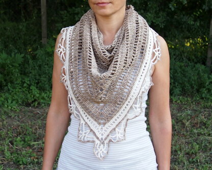 Sunkissed shawl