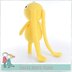 Baby Beegu Alien With Hula Hoop Amigurumi Crochet Soft Toy