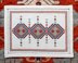 Avlea Folk Embroidery Etruscan Diamonds Table Mat - Downloadable PDF