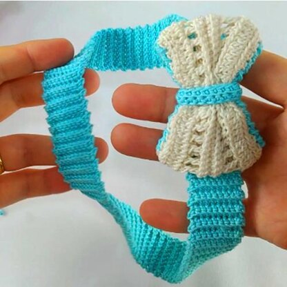 Crochet Bow Headband