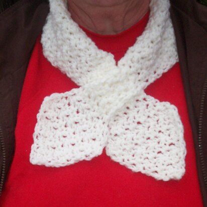 Seed Stitch Neck Wrap Scarf C-163