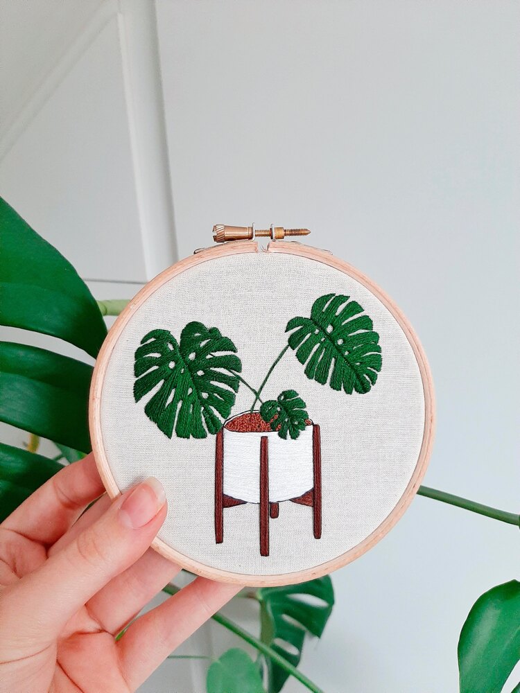 Anchor Monstera Love - ANC0003-44 - Downloadable PDF | LoveCrafts