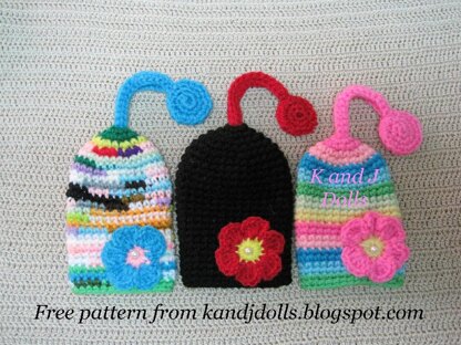 Flower key cozy - free amigurumi crochet pattern