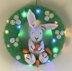 Spring or Easter light up Wreath