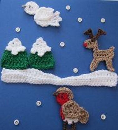 Winter wonderland appliques