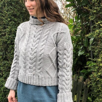 Rosemary Cable Aran Sweater