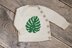 Tropical Leaf Knit kids pullover Knitting Pattern