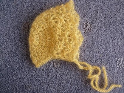 Star Shell Mohair Bonnet