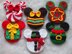 Set of 6 Christmas Ornaments - 2.