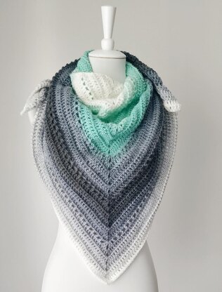 Beginner One Skein Shawl