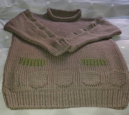 RAVANUSA, chunky woollen sweater