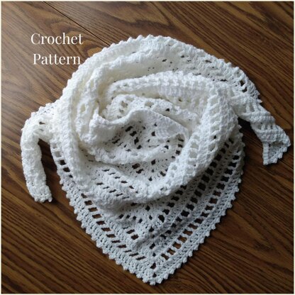 Maple Triangle Shawl Pattern