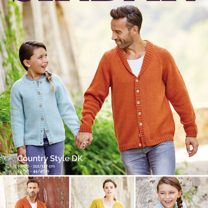 Cardigans in Sirdar Country Style DK - 8225 - Downloadable PDF