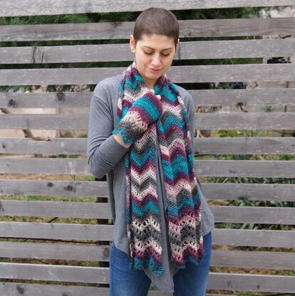 Everyday chevron scarf