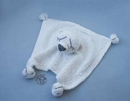 Polar Bear Baby Lace Blanket