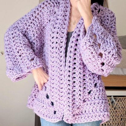 Super Chunky Hexagon Cardigan