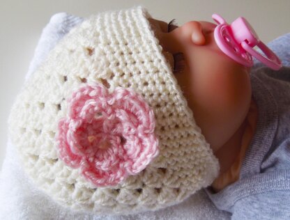 Baby Hat With Flower