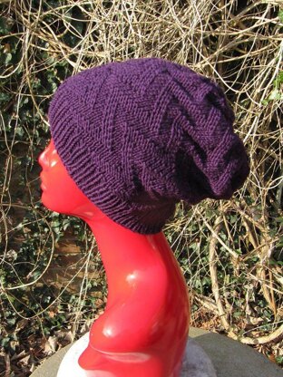 Zig Zag Slouch Hat