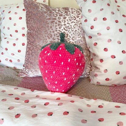 Giant Strawberry Pillow