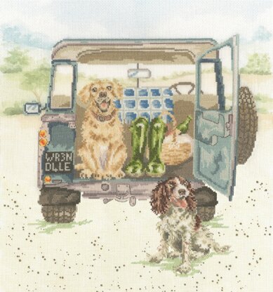 Bothy Threads Paws For A Picnic Cross Stitch Kit - 31 x 33cm