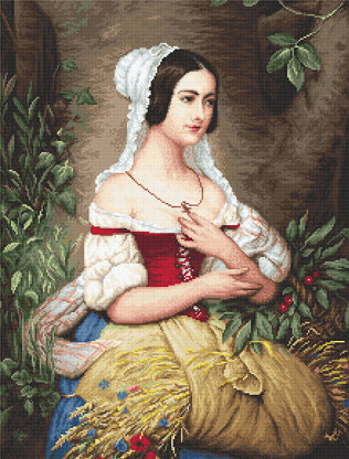 Luca-S The Gleaner Cross Stitch Kit - 31cm x 41cm