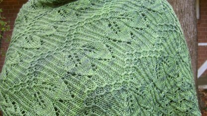 Leaf It To Me Cluster  (Smocked) Shawl