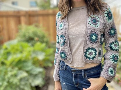 Airie Granny Square Cardigan