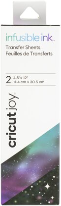 Cricut Joy Infusible Ink Transfer Sheet 4.5"X12" 2/Pkg - Galaxy