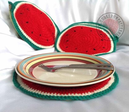 Sliced Watermelon Placemat Set