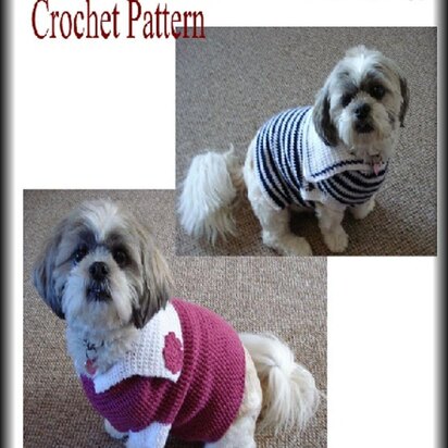 Crochet Pattern dog coats UK & USA Terms #247