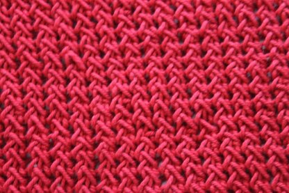 Twisted Rib Stitch Dishcloth