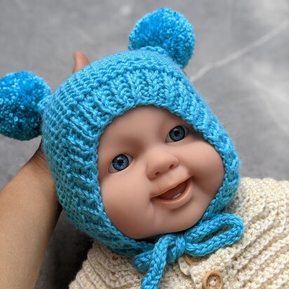 Knit Baby Bonnet