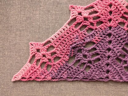 Triangle Crochet Shawl #54