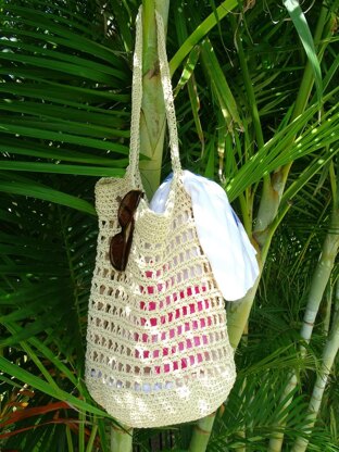 Easy Crochet Cotton Beach Bag