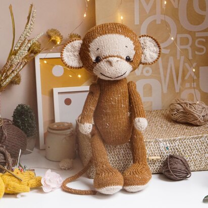 Knitting Pattern: Large Monkey