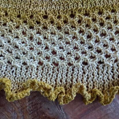 Lemon slice shawl