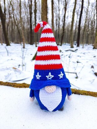 Patriotic gnome USA (boy2)