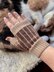 Hearthstripe Fingerless Mitts