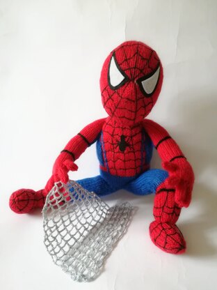 Spider-Man, we knit toys as a gift for a boy