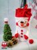 278 Santa wine or champagne bottle sleeve