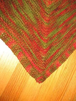 Simple Colorplay Shawl