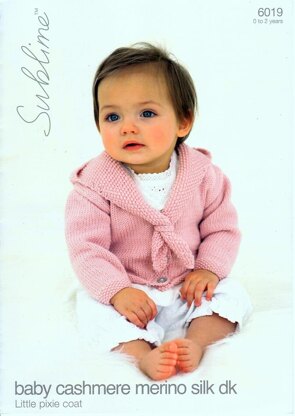 Little Pixie Coat in Sublime Baby Cashmere Merino Silk DK - 6019