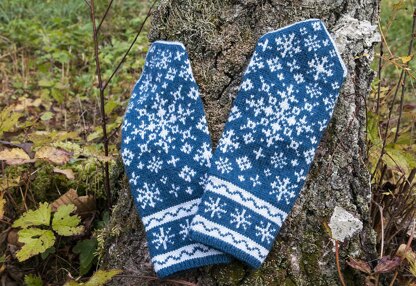 First Snow mittens