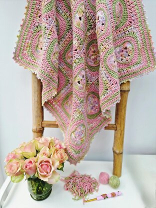 Blossom Hearts Baby Blanket UK & US Terms